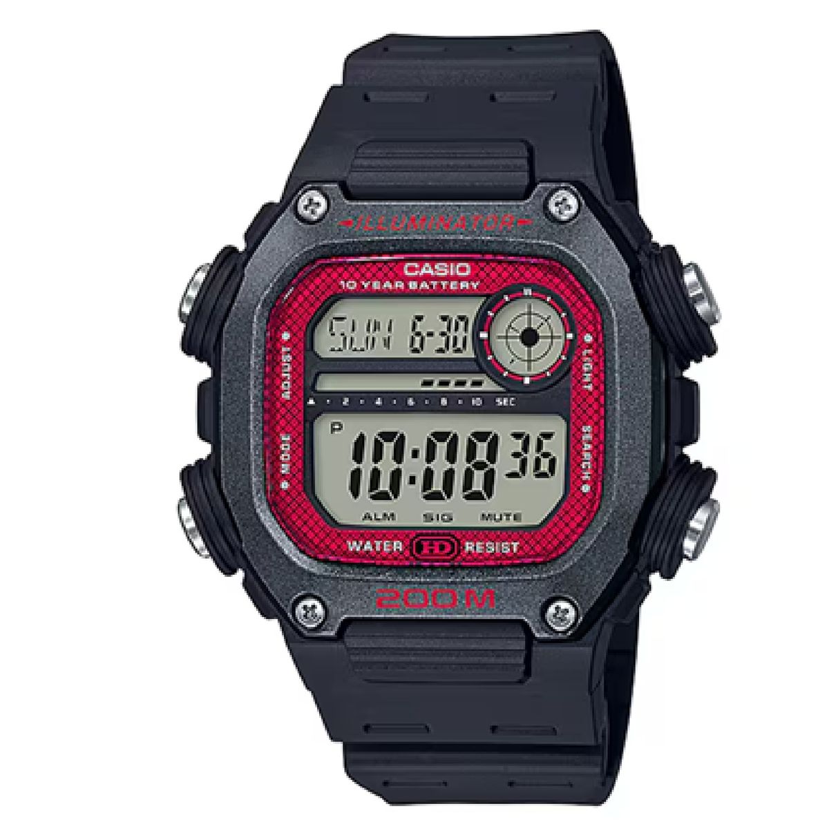 CASIO - Reloj DW-291H-1BV Digital Unisex