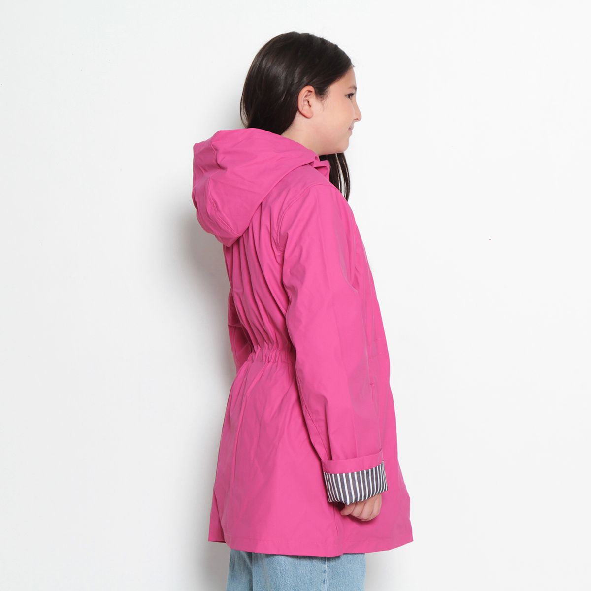 WADOS - CHAQUETA IMPERMEABLE MANGA LARGA CON CAPUCHA NIÑA