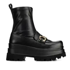 WEIDE - Botin Negro Casual Mujer CZY578