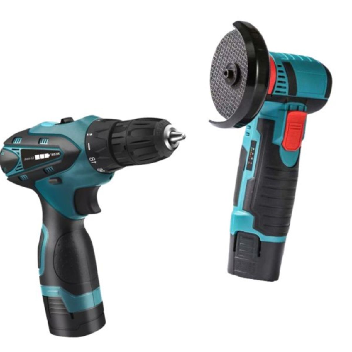 GENERICO - KIT DE MINI TALADRO + MINI AMOLADORA INALAMBRICA 48V