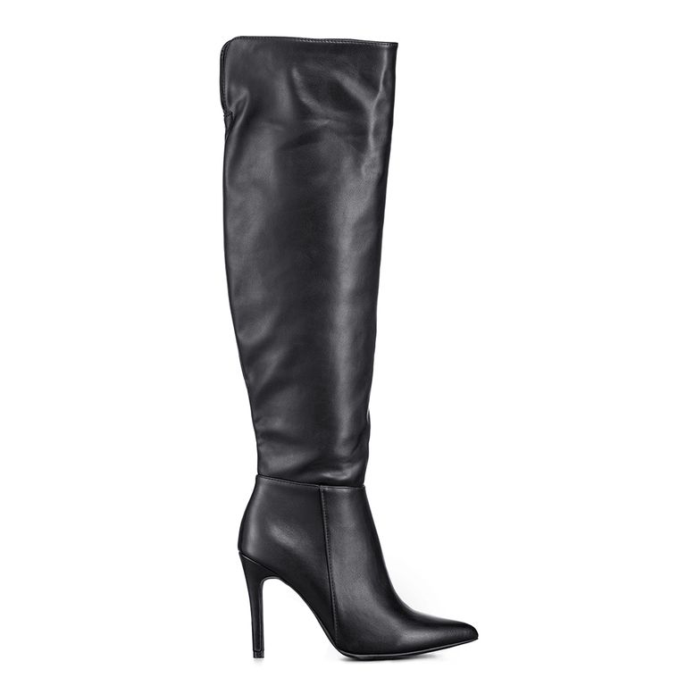 Botas Largas Mujer Eco Cuero De Moda Clasico CZY600