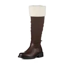 WEIDE - Bota Larga Mujer Moda Gamuza Con Felpa Vintage CZY601