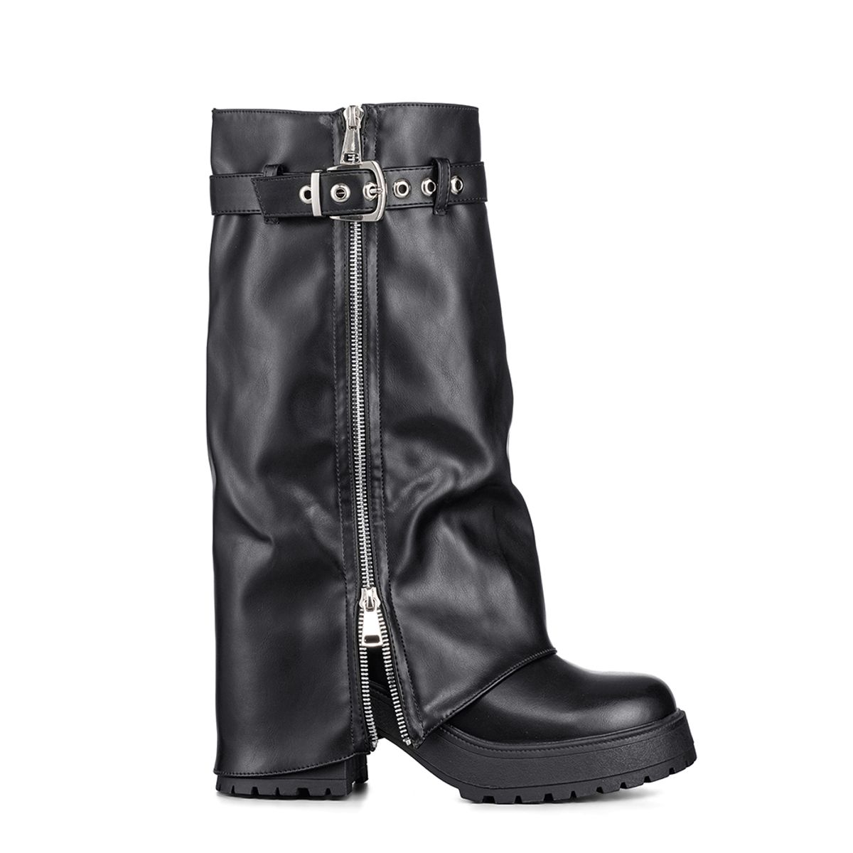 WEIDE - Botas Largas Mujer De Moda Eco Cuero Vintage Weide CZY603