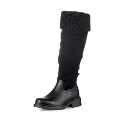 WEIDE - Bota Larga Mujer Moda Gamuza Con Felpa Vintage CZY601