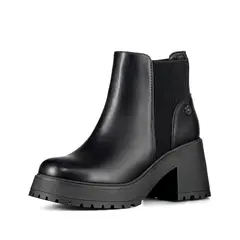 WEIDE - Botin Mujer Casual Eco Cuero Con Felpa Vintage CZY612