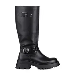 WEIDE - Botas Largas Mujer De Moda Tacon Grueso Vintage CZY613