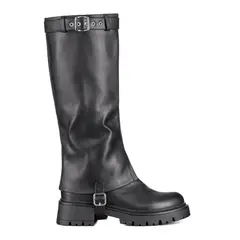 WEIDE - Bota Larga Mujer Eco Cuero De Moda Desmontable CZY616