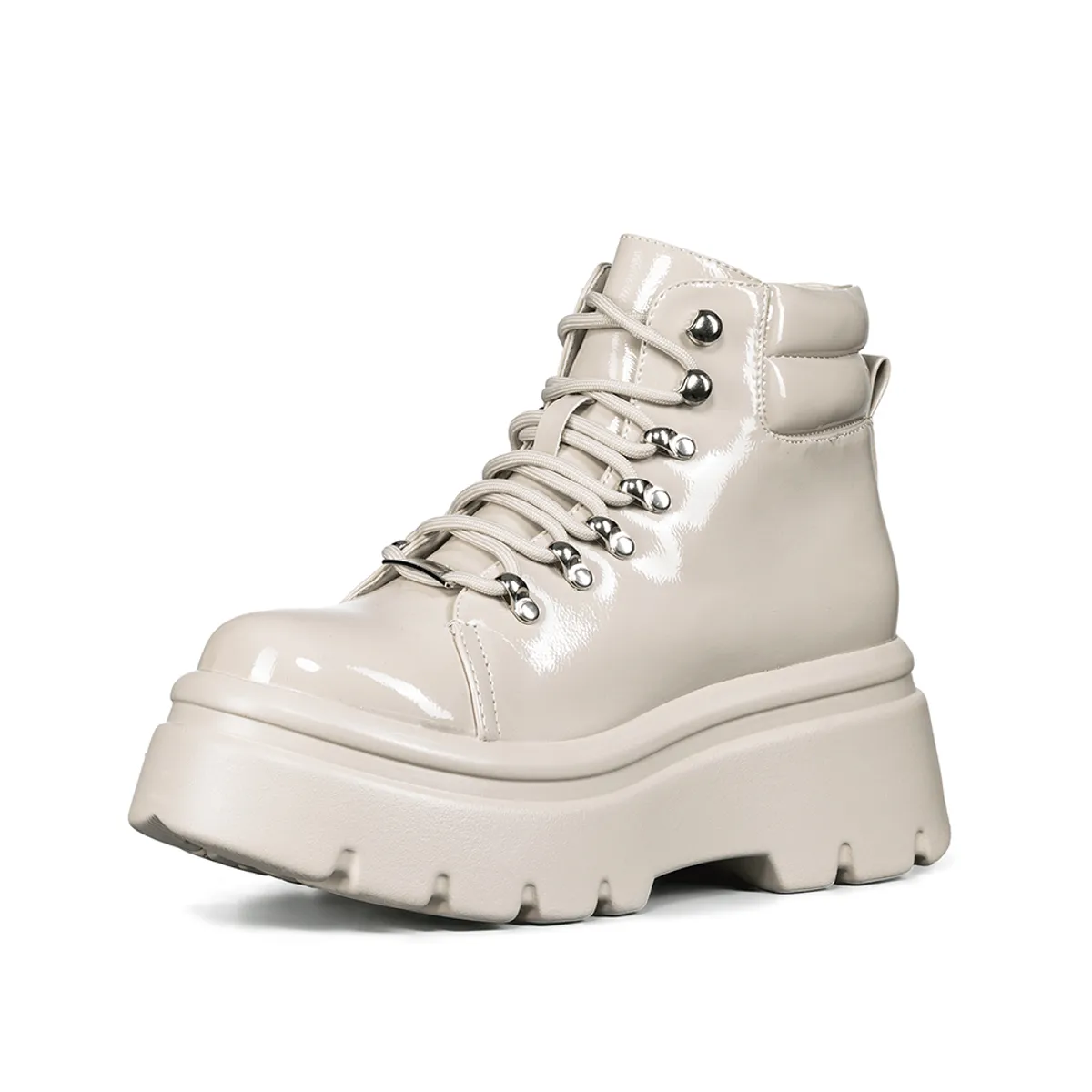 WEIDE - Botin Beige Casual Mujer Weide DH56.