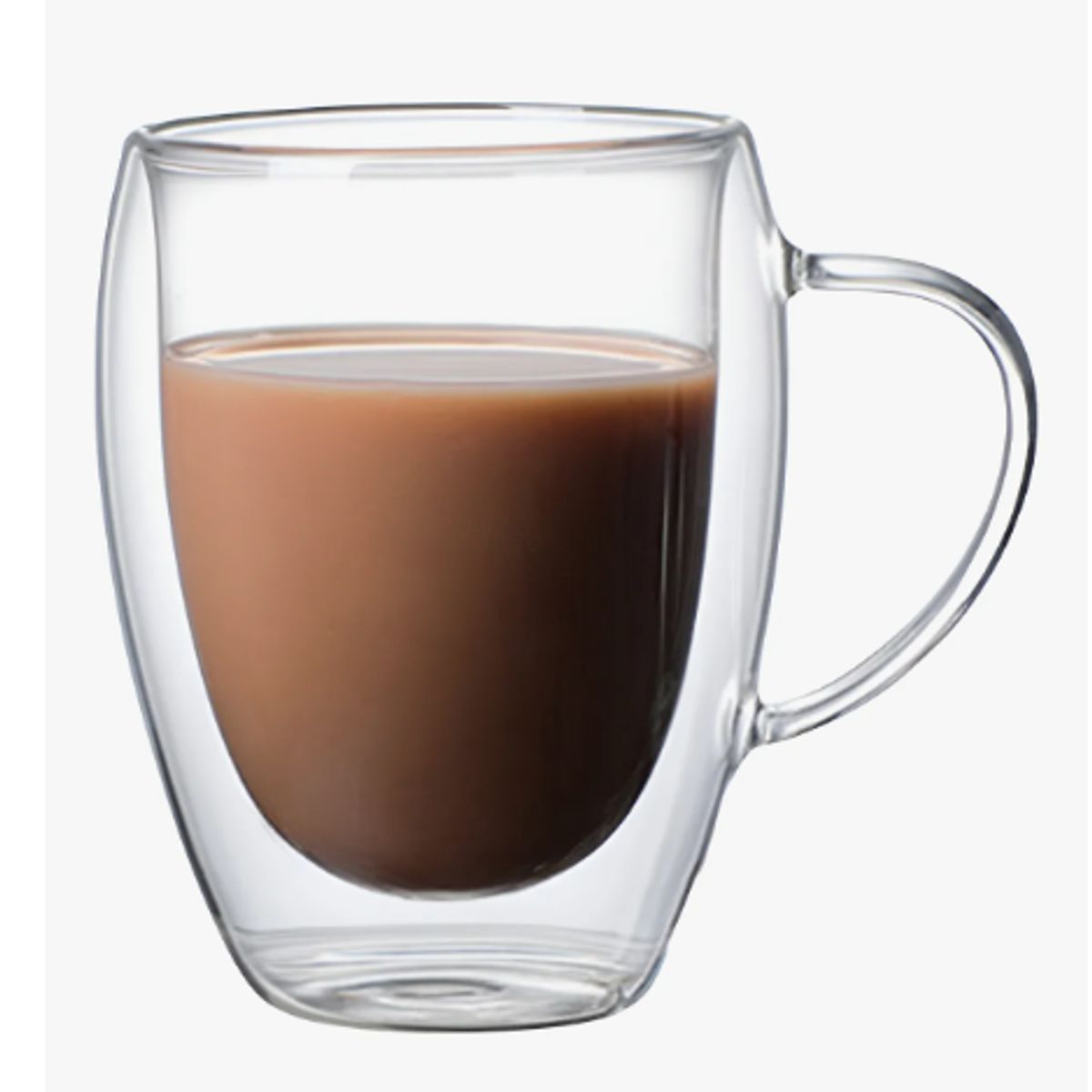 GENERICO - Tazon Café Leche Te Doble Pared 450ml Frio Caliente