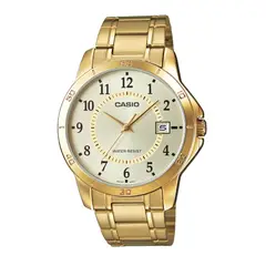 CASIO - Reloj MTP-V004G-9B Análogo Hombre