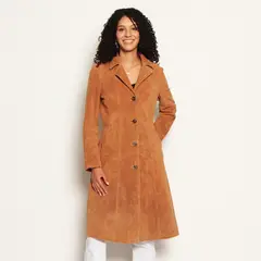 WADOS - ABRIGO MANGA LARGA CUERO CON BROCHE