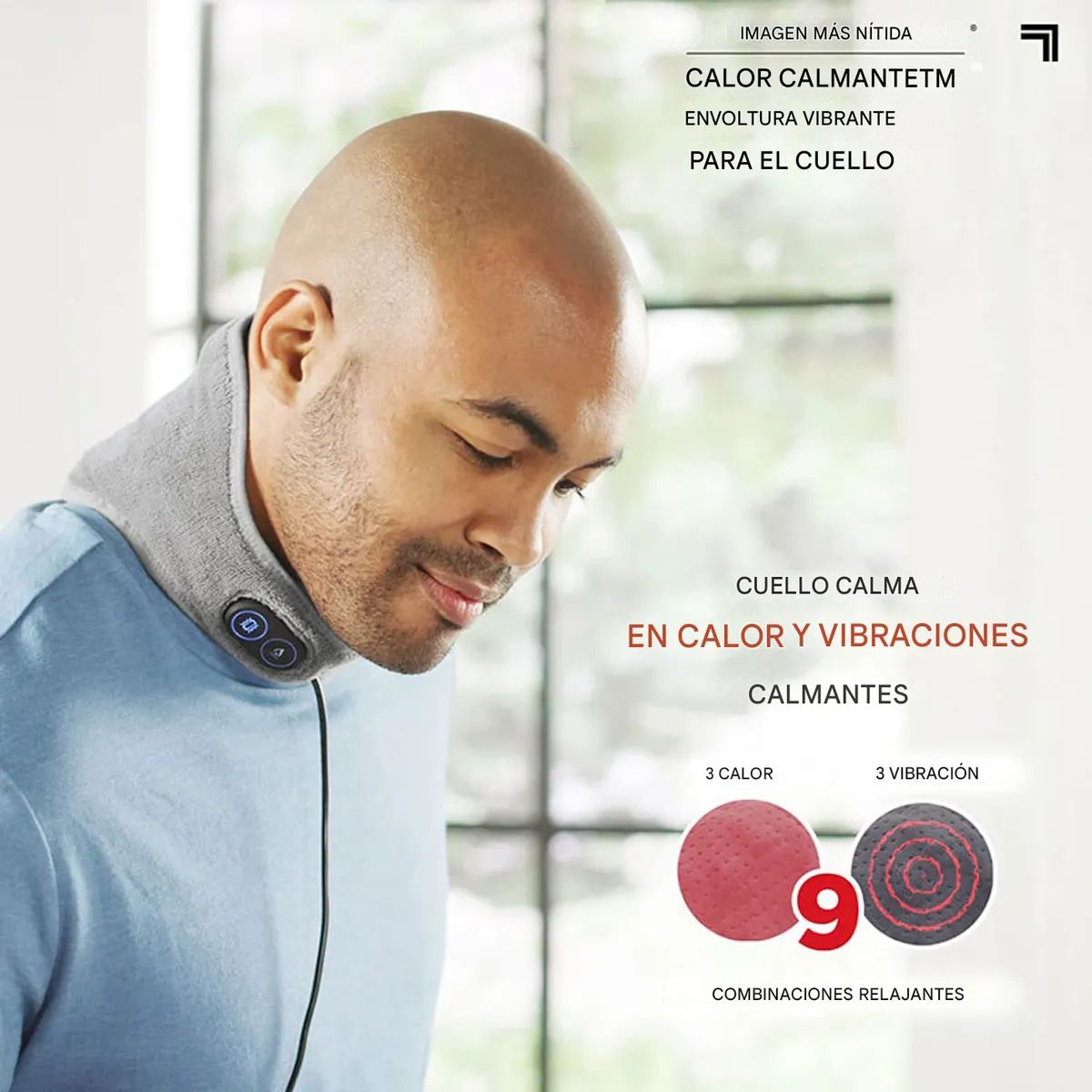 IRM - Almohadilla termica USB para el cuello funcion masaje cervical