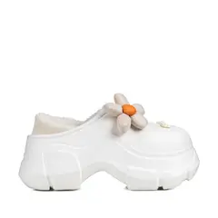 WEIDE - Zueco Blanco Casual Mujer GH120