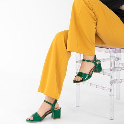 Imagen 2 del producto Sandalia Casual Taco Verde Mujer GH64