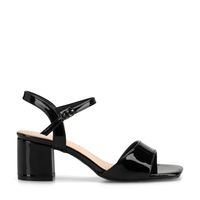 Sandalia Casual Taco Negra Mujer GH79