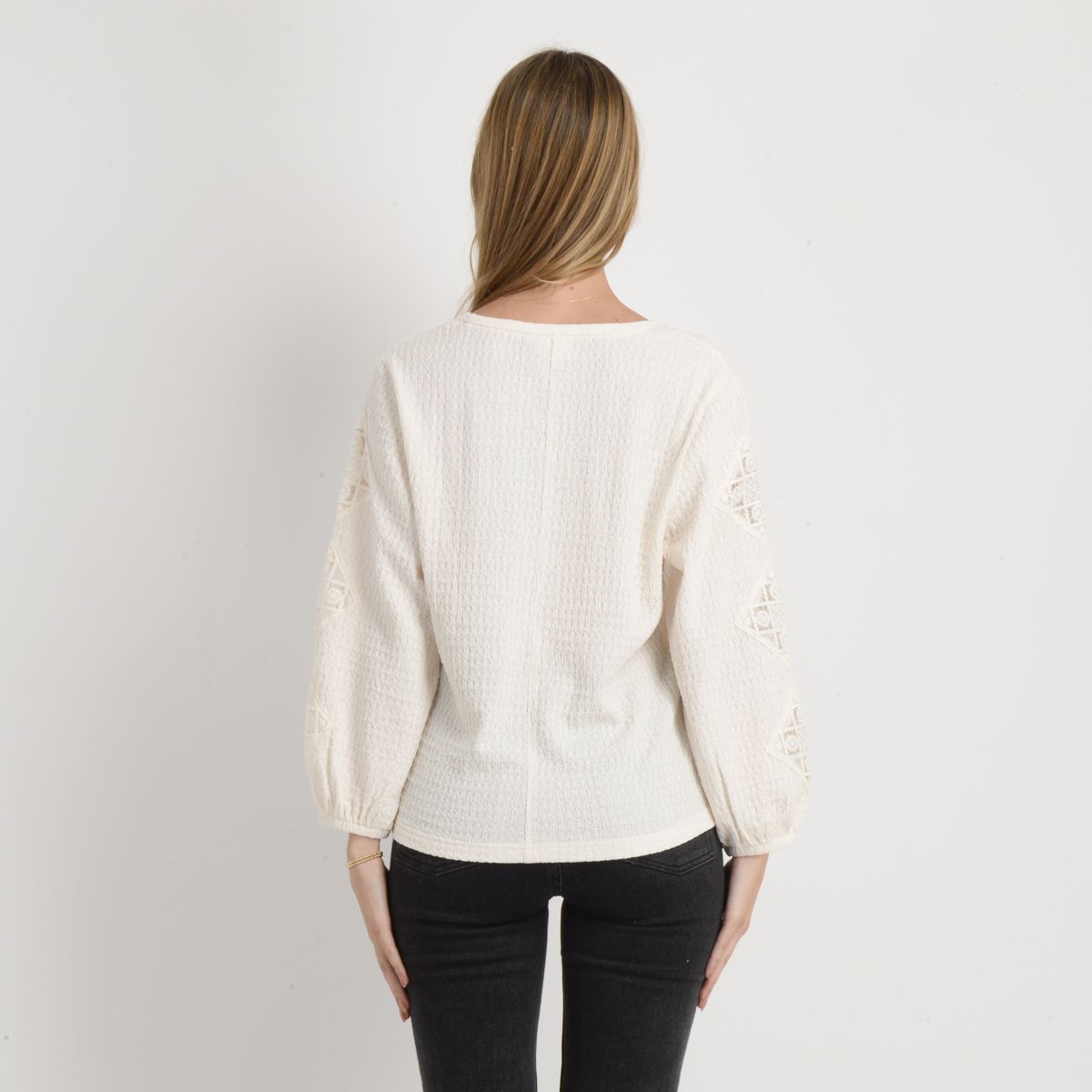 ONEILL - POLERA MANGA LARGA BRAYTON BEIGE CLARO
