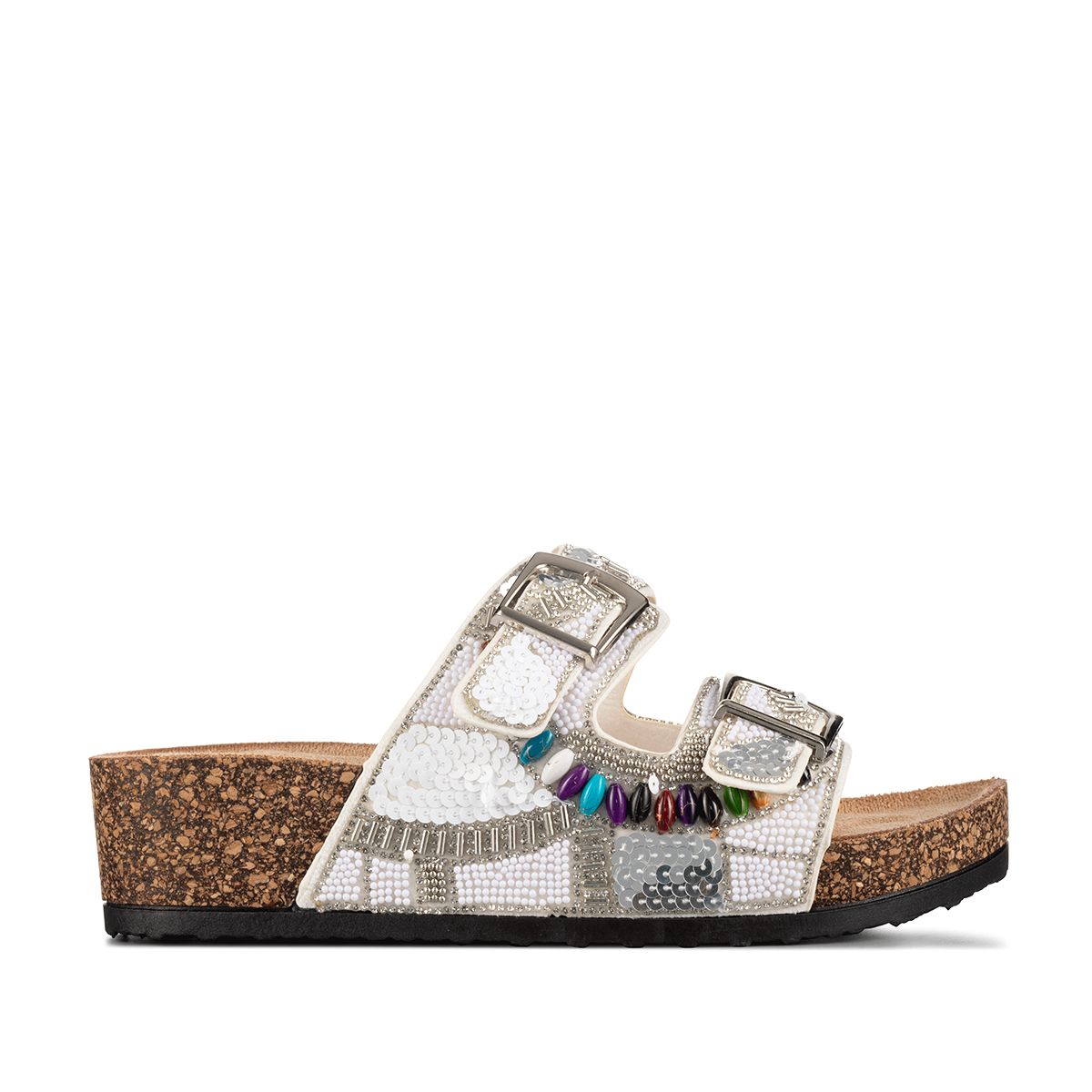 WEIDE - Sandalias Chalas Mujer Vintage Confort Pedrería Weide GH136.
