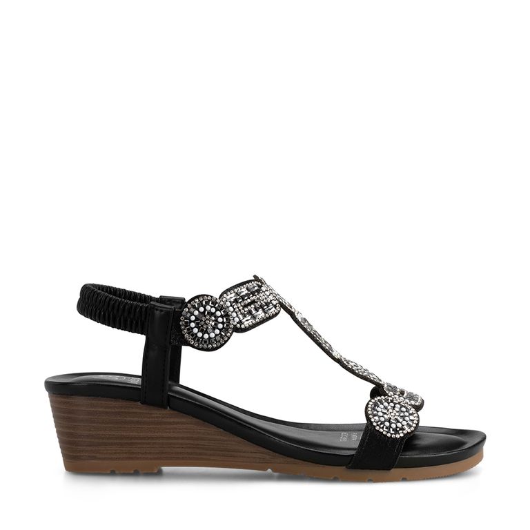 Sandalias Pilar Negro