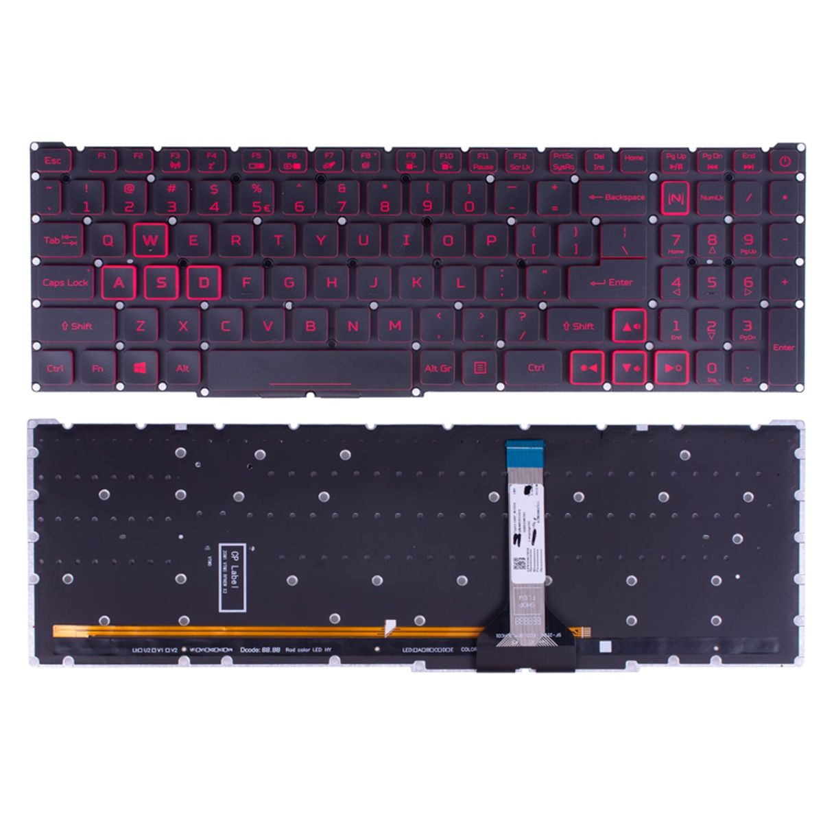 ACER - TECLADO ACER NITRO AN515-57 ESPAÑOL RETRO