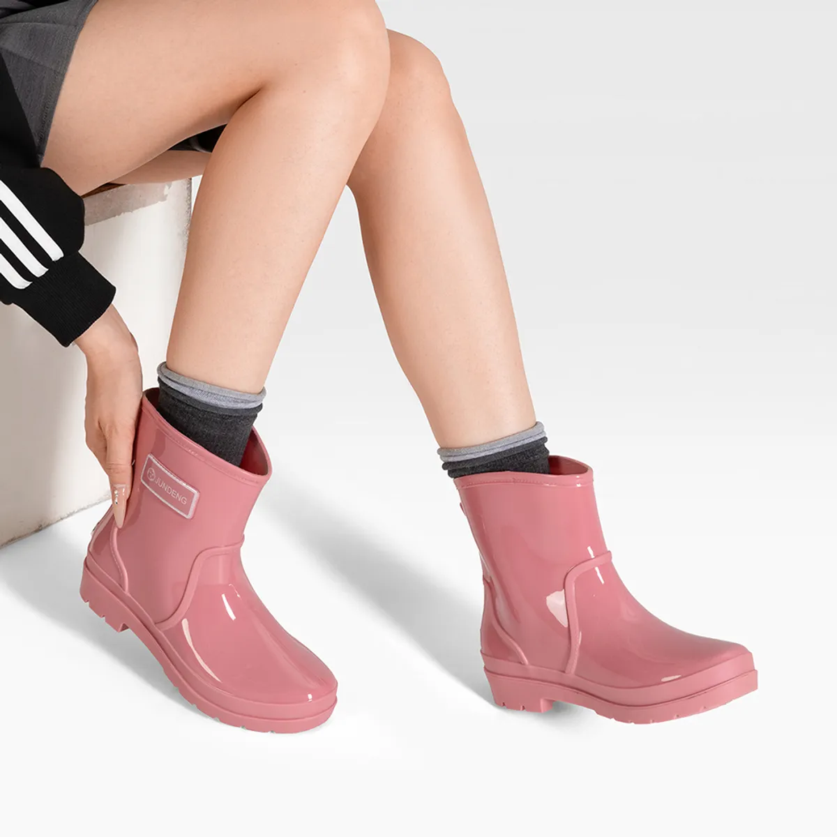 WEIDE - Botín De Agua Mujer Pvc Casual Impermeable Weide GH161