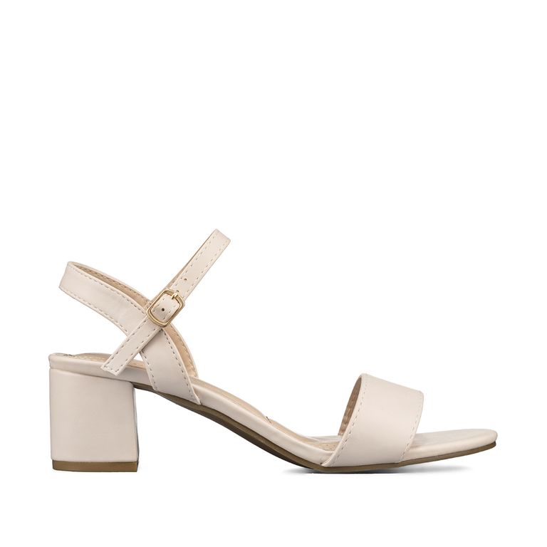 Sandalia Taco Grueso Casual Elegante Mujer JS71B