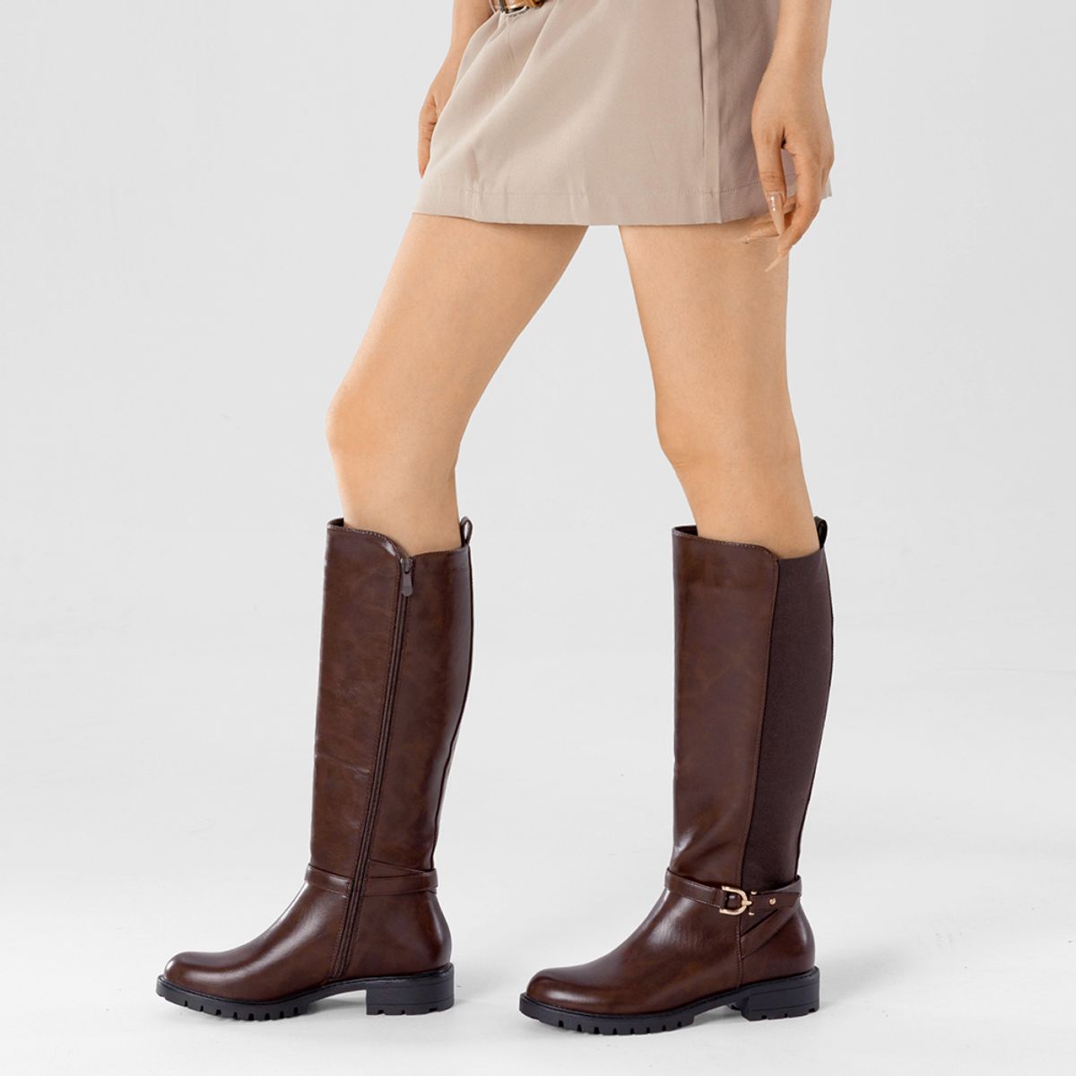 WEIDE - Bota Casual Mujer Vintage Moda Eco Cuero Comodo Weide QBM13
