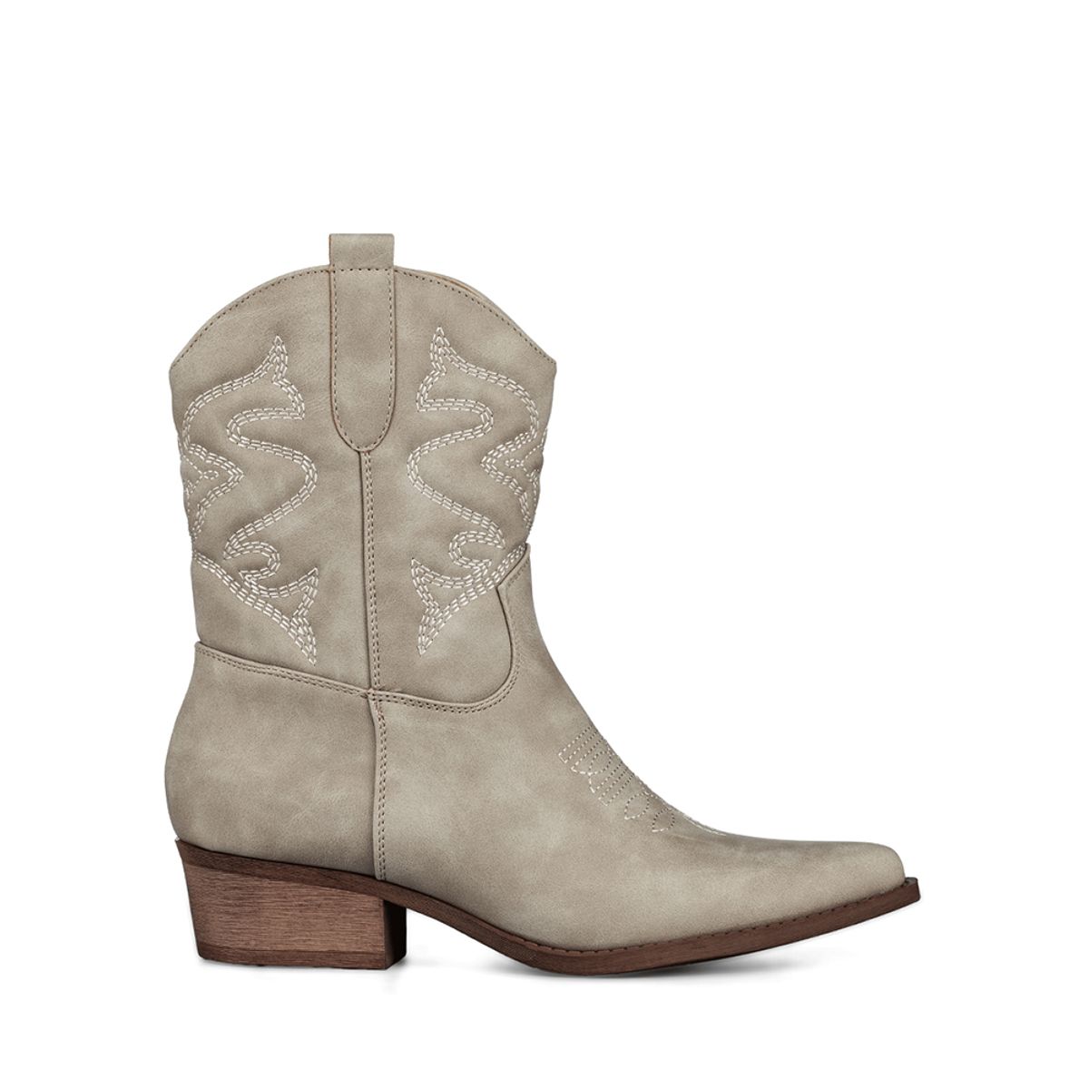 WEIDE - Botin Casual Mujer Moda Vintage Cowboy Bordado Weide QBM20