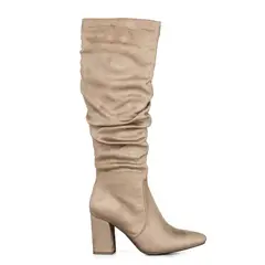 WEIDE - Botas Largas Mujer Casual Gamuza Tacon Grueso HX512