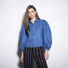 LOUNGE - Blusa Mujer Denim Oslo Solsticio
