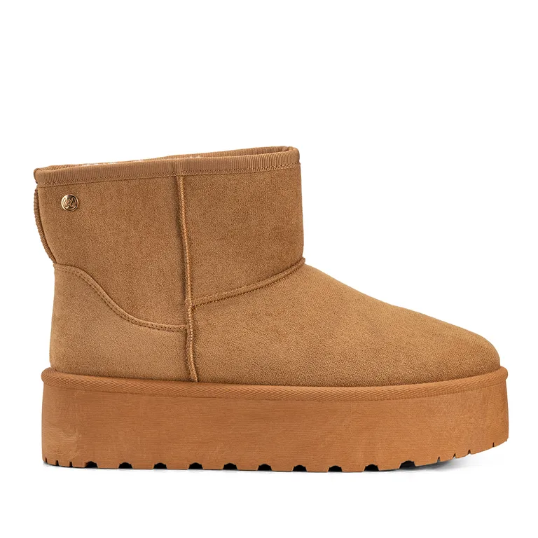 Botin Camel Casual Mujer LT122