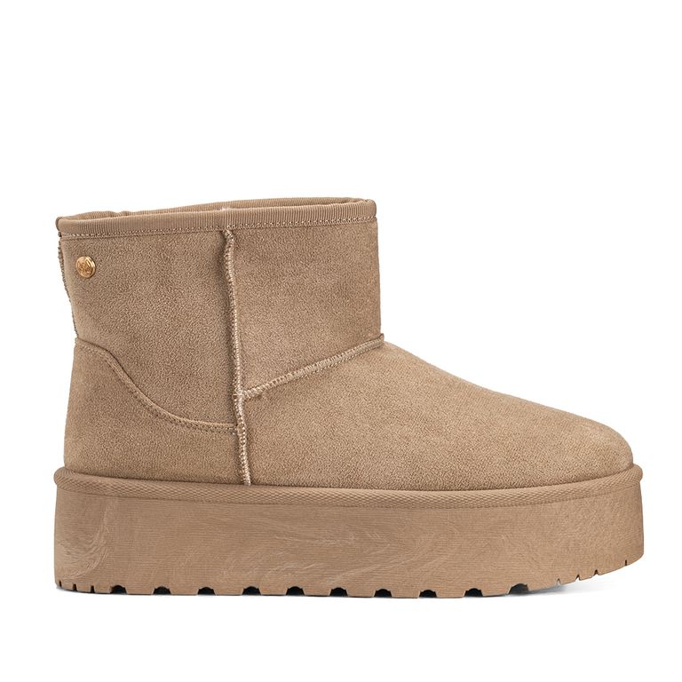Botin Caqui Casual Mujer LT122