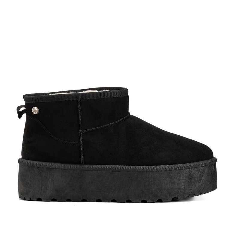 Botin Negro Casual Mujer LT123