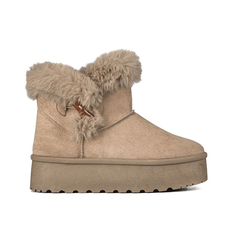 Botin Casual Mujer Gamuza Vintage Antideslizante LT201