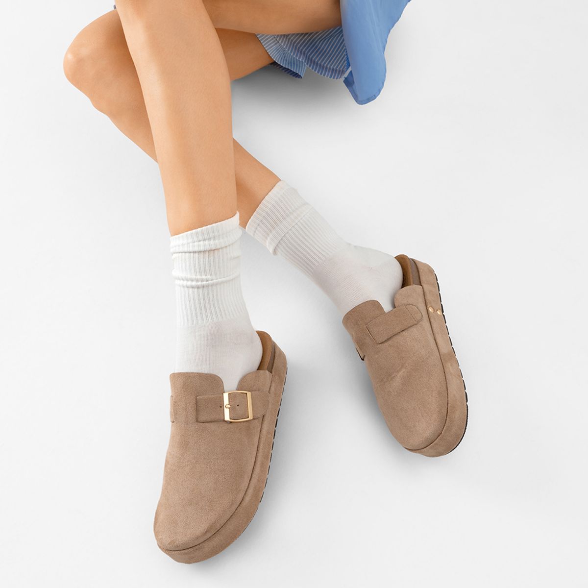 WEIDE - Zueco Vintage Confort Con Hebilla Mujer Weide QIU359