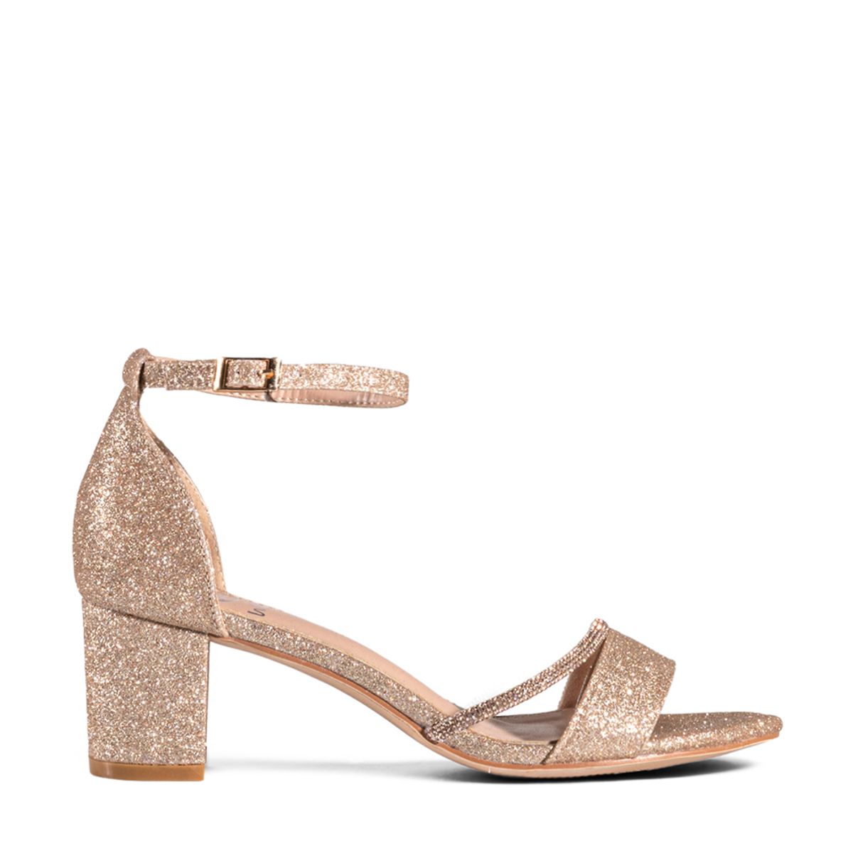 WEIDE - Sandalia Taco Fiesta Champan Mujer Weide YOU132