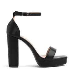 WEIDE - Sandalia Taco Fiesta Negra Mujer YOU189