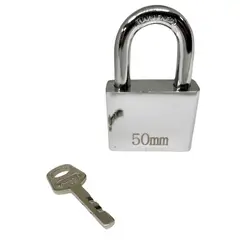 GENERICO - Candado Metalico 50MM 1 llave maestra 10U