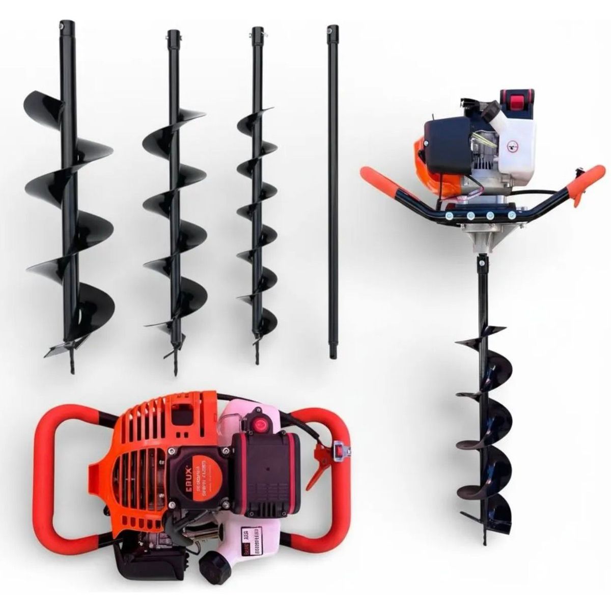 ERUX - Ahoyador Barreno 52cc 3hp Profesional Con Arranque Facil