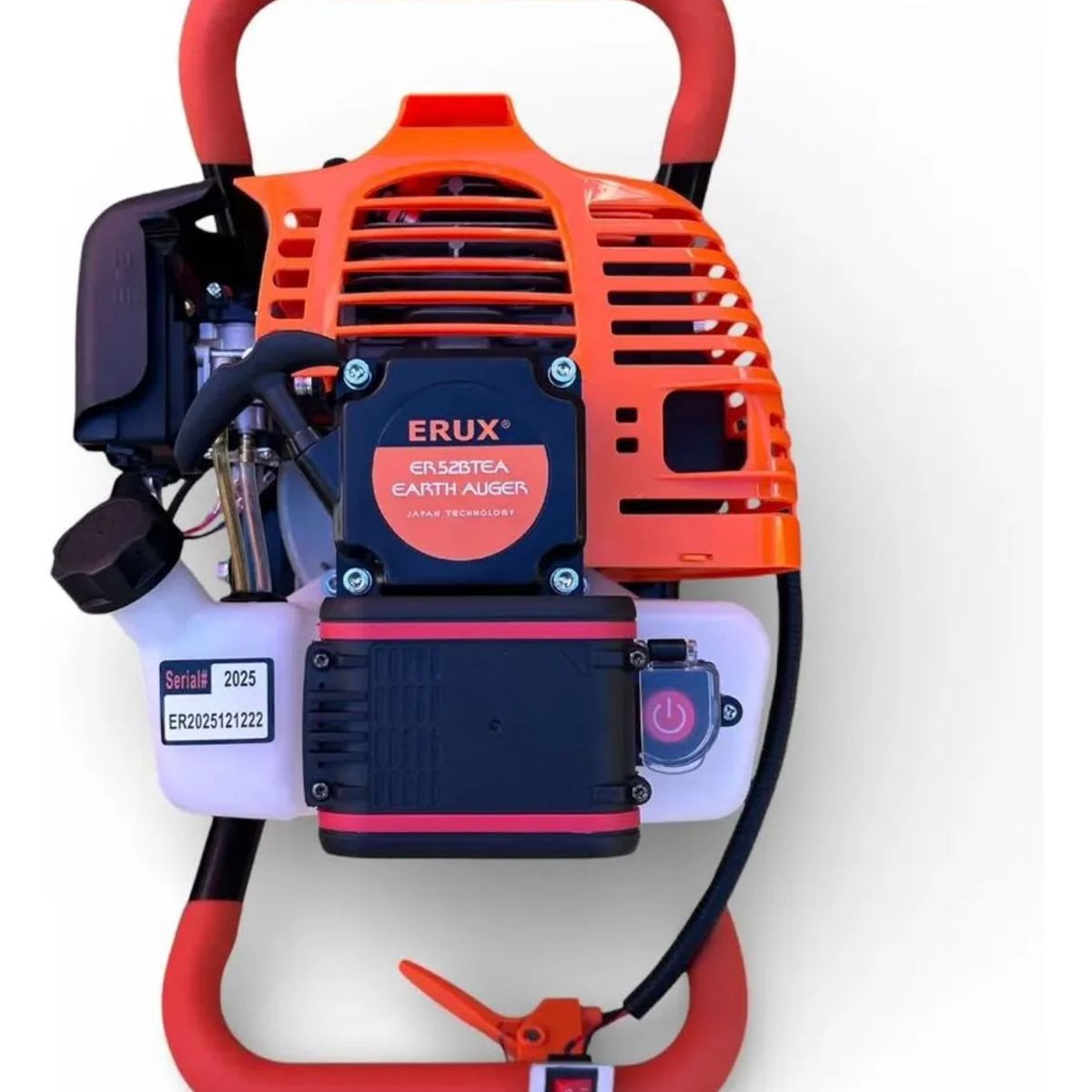 ERUX - Ahoyador Barreno 52cc 3hp Profesional Con Arranque Facil