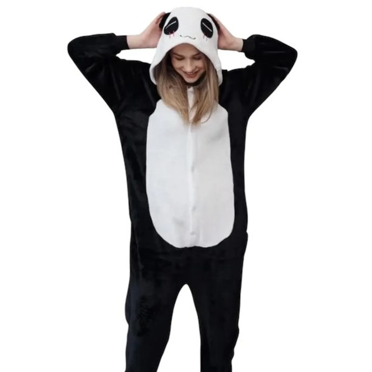 UNO - Pijama Animales Oso Panda Kigurumi Polar Enterito