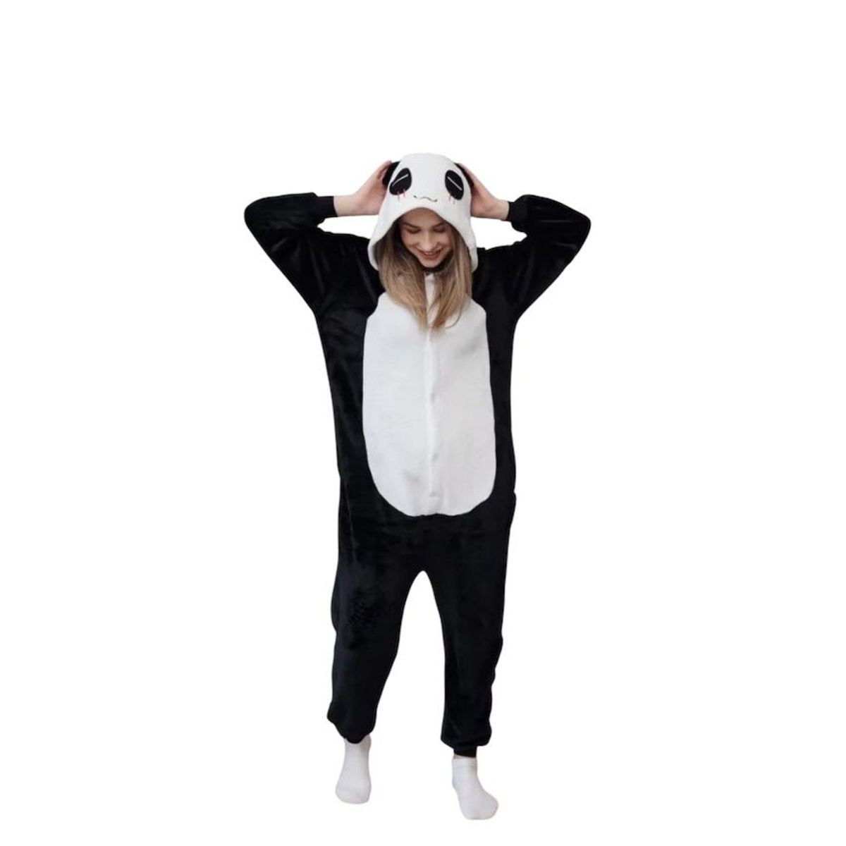UNO - Pijama Animales Oso Panda Kigurumi Polar Enterito