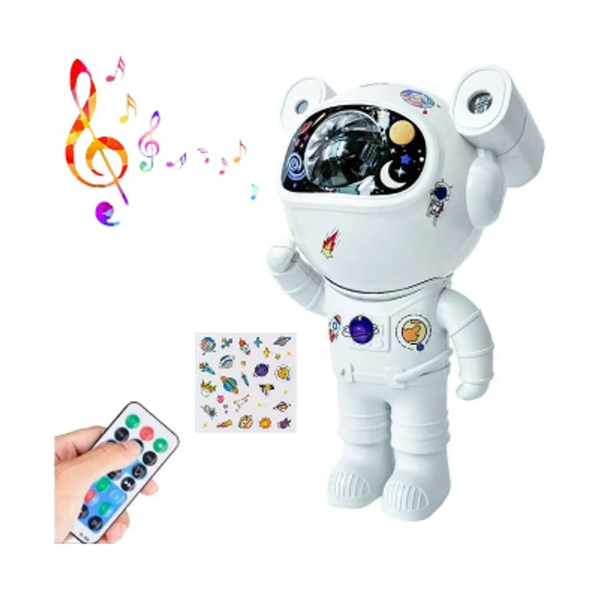 GENERICO - Proyector Led Astronauta Cielo Estrellado Espacio Blanco
