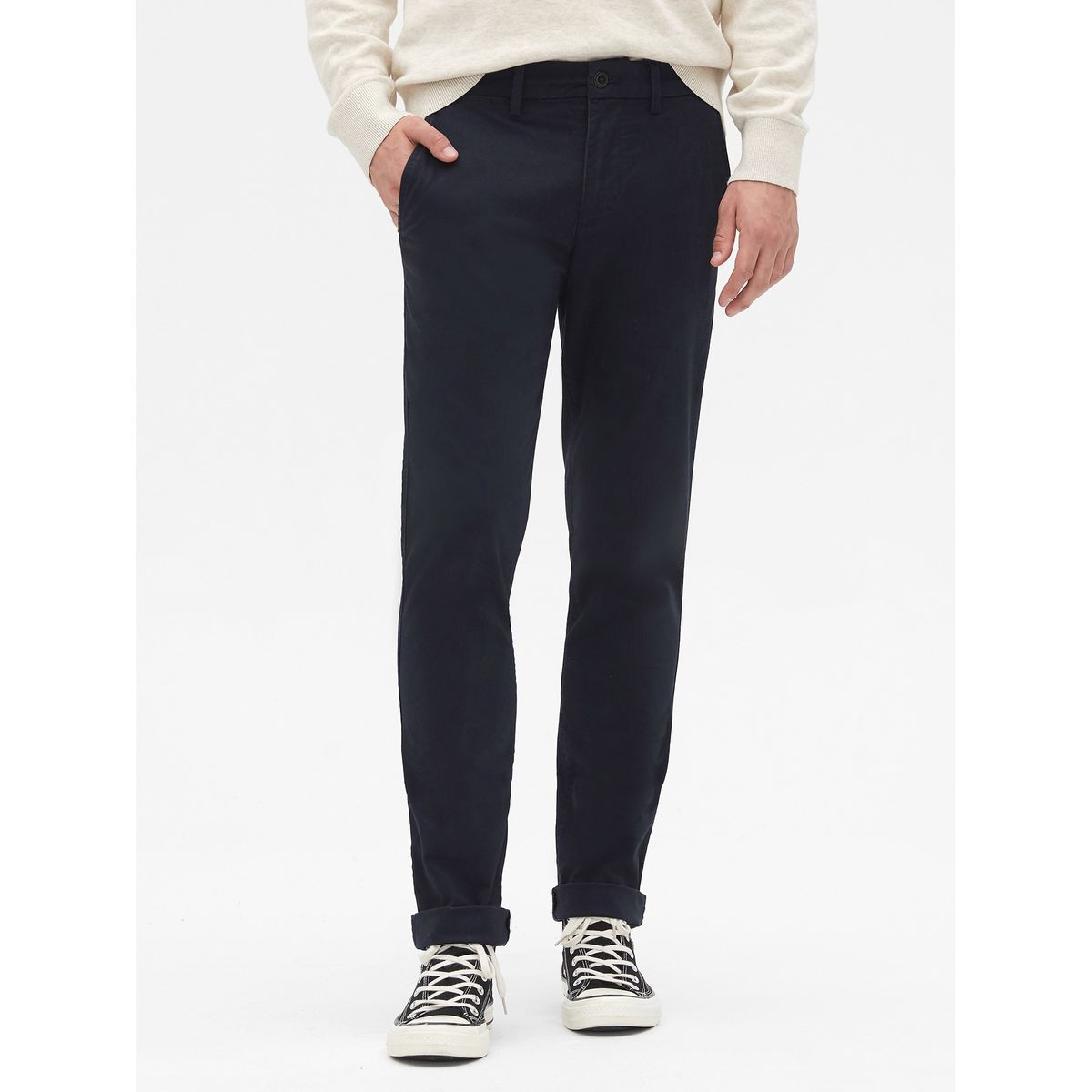 GAP - Pantalón Hombre Gap Skinny Khaki Azul