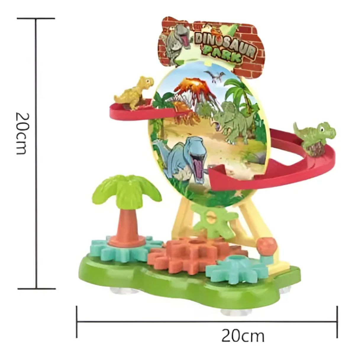GENERICO - Pista De Dinosaurios Juguete Didáctico Con Engranajes Niños