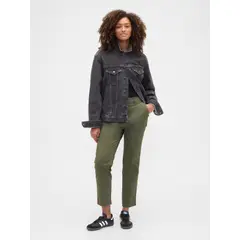 GAP - Pantalón Mujer Khaki Verde