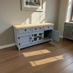 GENERICO - RACK DE TV MODELO RUSTICO 140 LARGO X 70 ALTO X 40 MGR MUEBLES