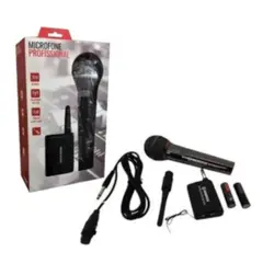 ANGELES DEL HOGAR - Micrófono Inalámbrico/alámbrico 15 A 30 Metros Karaoke