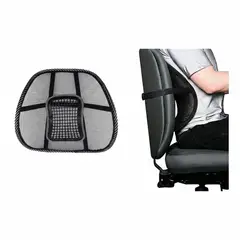 GENERICO - Respaldo Lumbar Ergonómico para Silla de Oficina