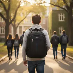 GENERICO - Mochila Universitaria Escolar Impermeable Usb Reforzada