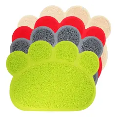 HOOPET - Alfombrilla Para Mascotas Perro O Gato Con Diseño De Patita